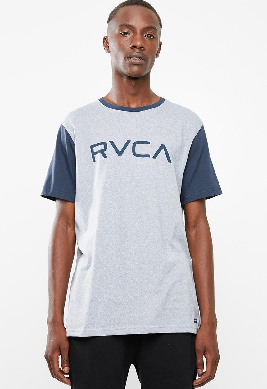 RVCA - Big rvca pick up II short sleeve tee - grey and navy