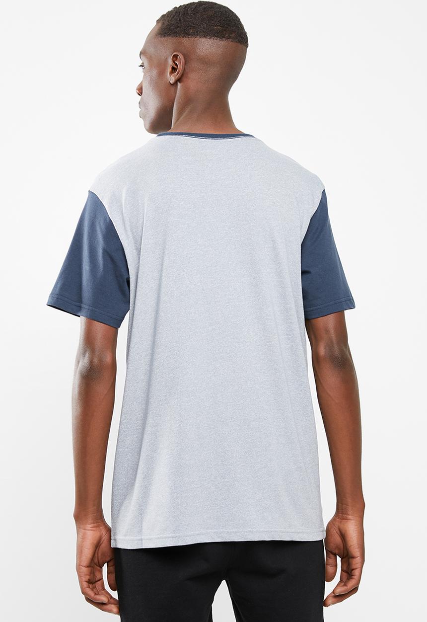 RVCA - Big rvca pick up II short sleeve tee - grey and navy