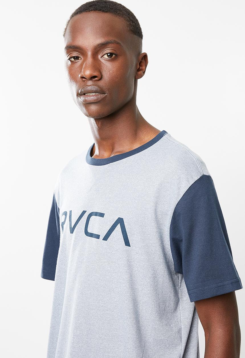 RVCA - Big rvca pick up II short sleeve tee - grey and navy