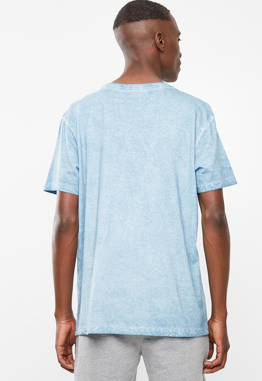 RVCA - Big rvca tiedye short sleeve tee - dusty blue