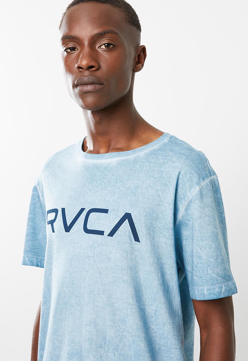 RVCA - Big rvca tiedye short sleeve tee - dusty blue