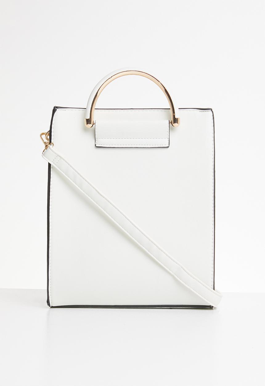Superbalist - Kaylee faux leather bag - white