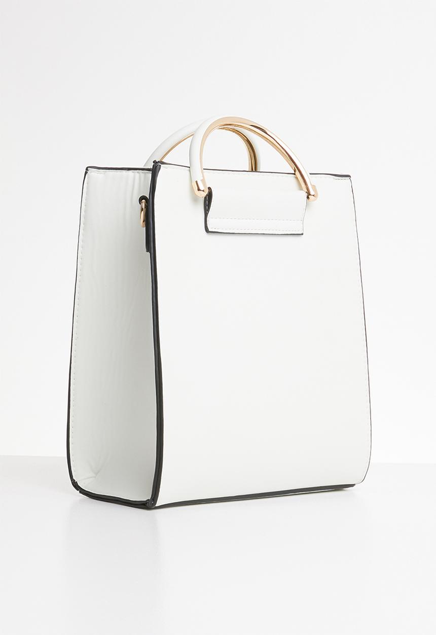 Superbalist - Kaylee faux leather bag - white