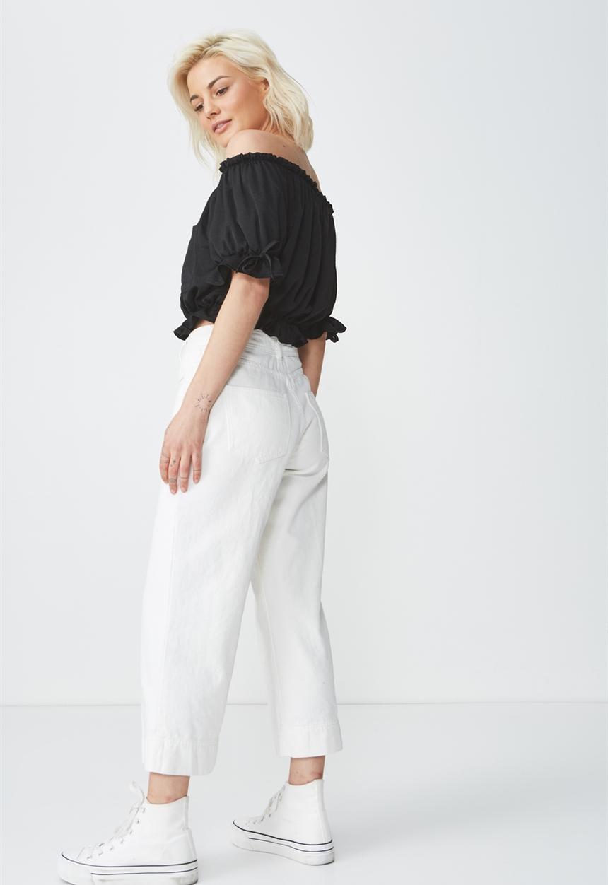 Cotton On - Melanie top - black