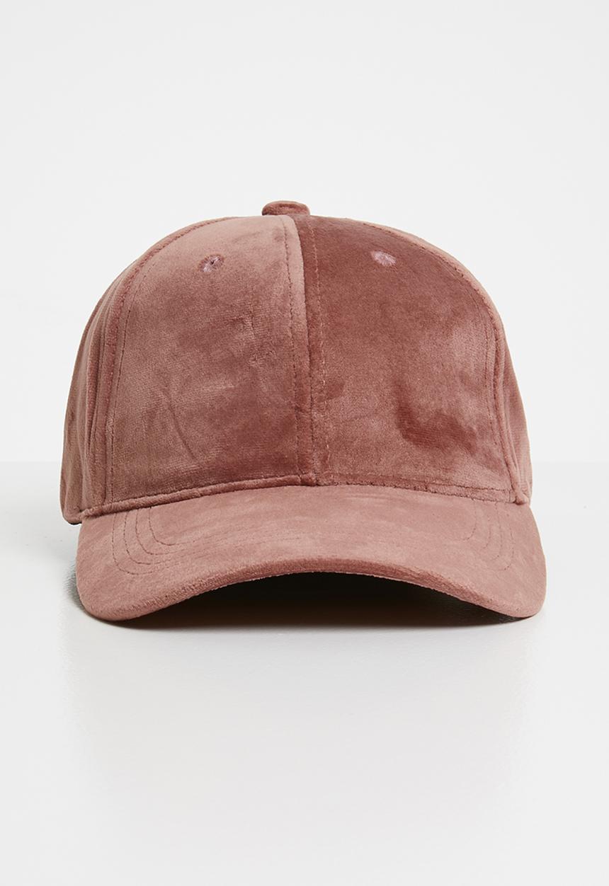 Superbalist - Suede peak cap - pink
