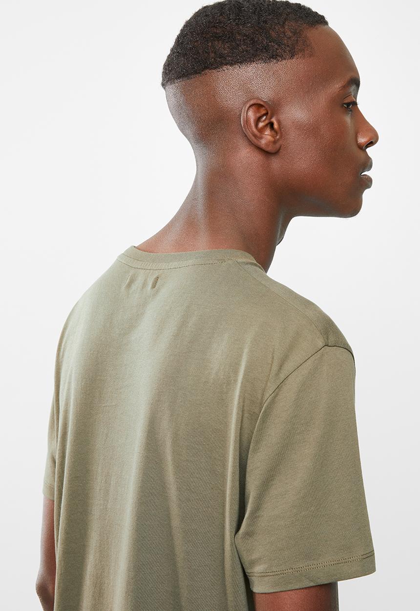 Superbalist - Curved hem tee - khaki green