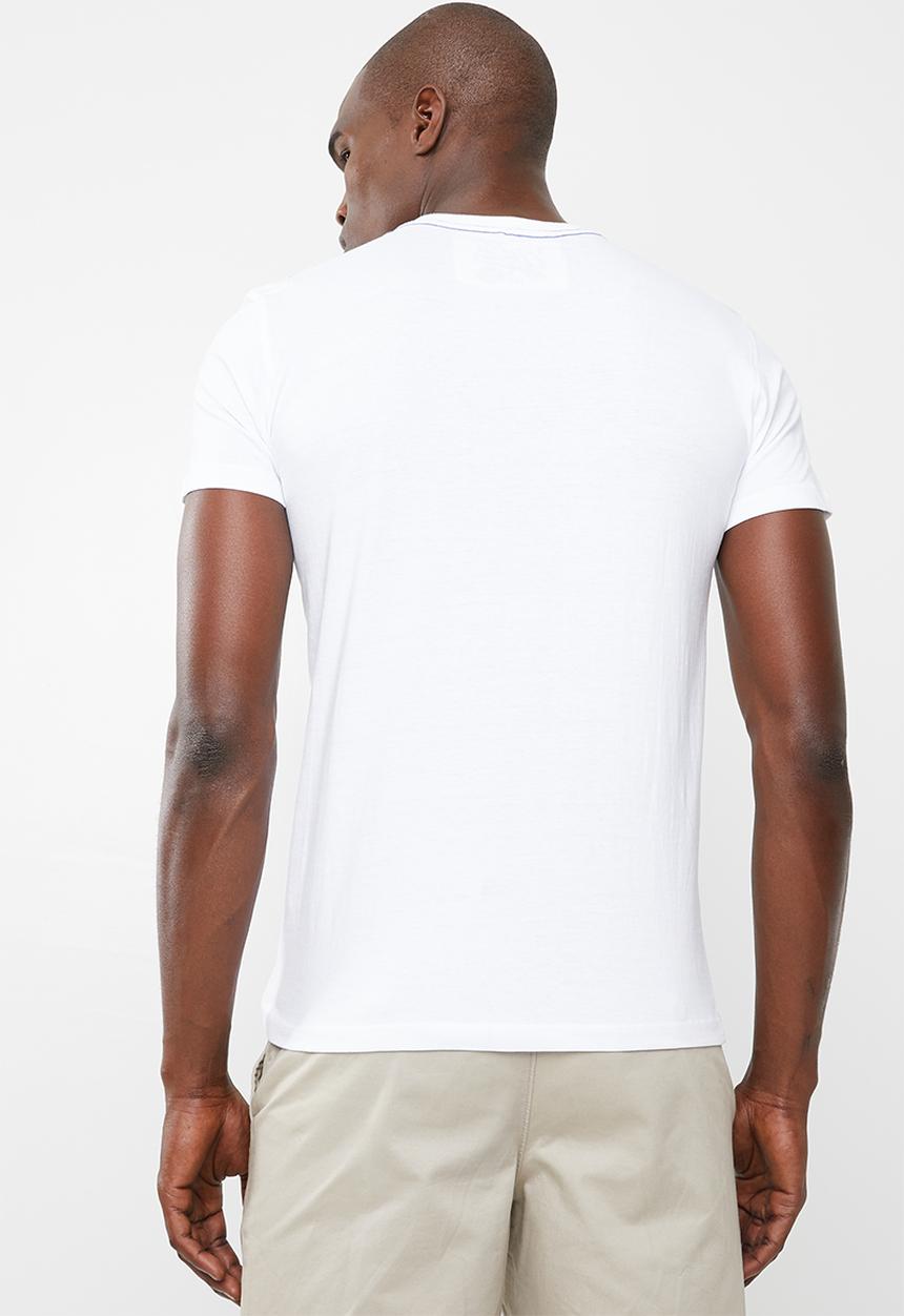 STYLE REPUBLIC - 1953 New York slogan varsity tee - white 