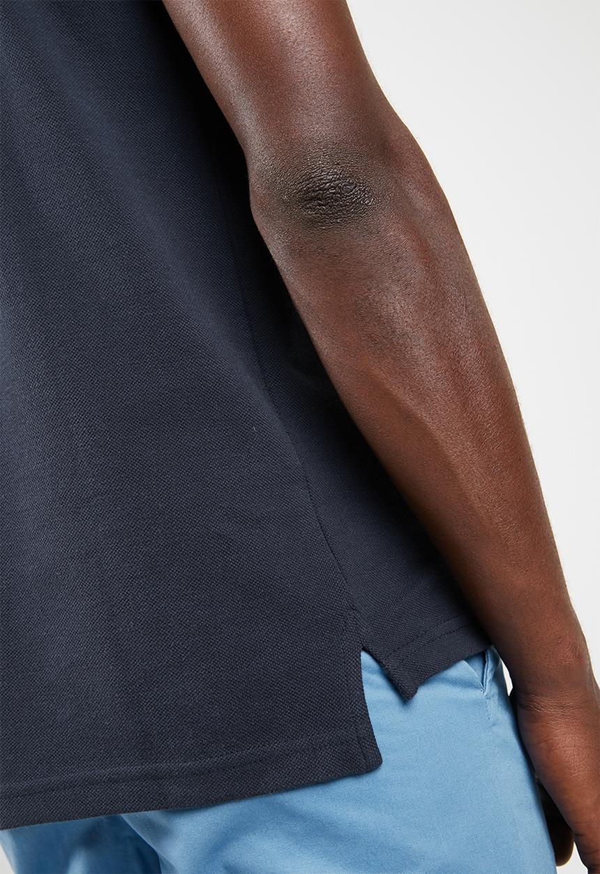 STYLE REPUBLIC - Crown piquet golfer - navy