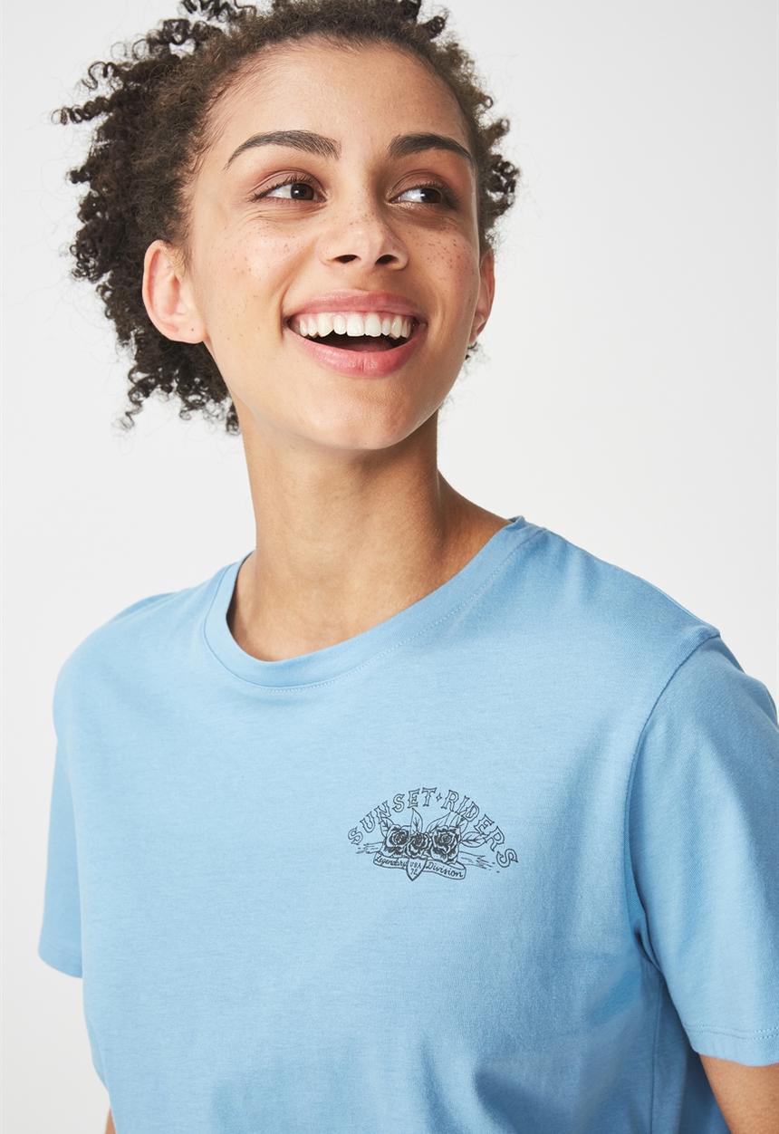 Cotton On - Tbar arizona graphic tee - blue
