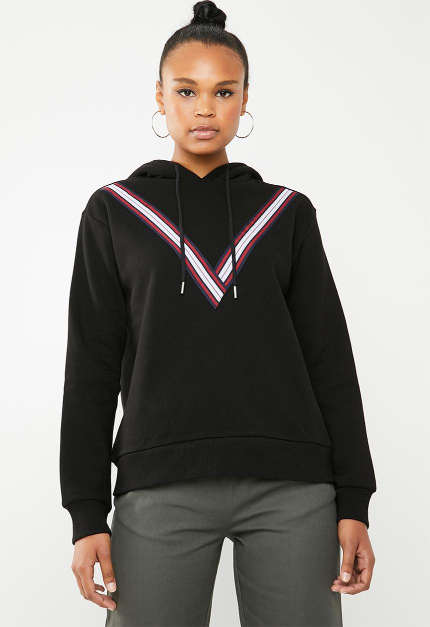 Vero Moda - Smilla hoodie long sleeve sweat - black