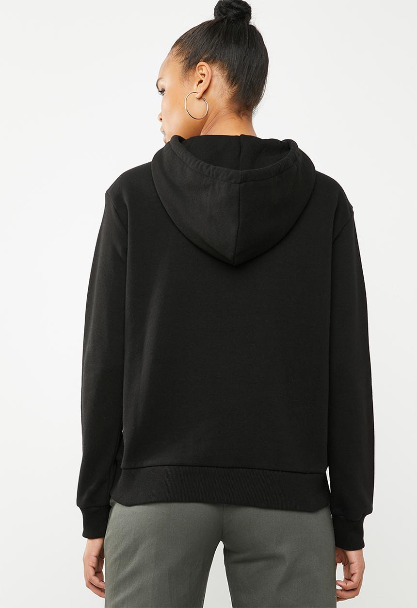 Vero Moda - Smilla hoodie long sleeve sweat - black