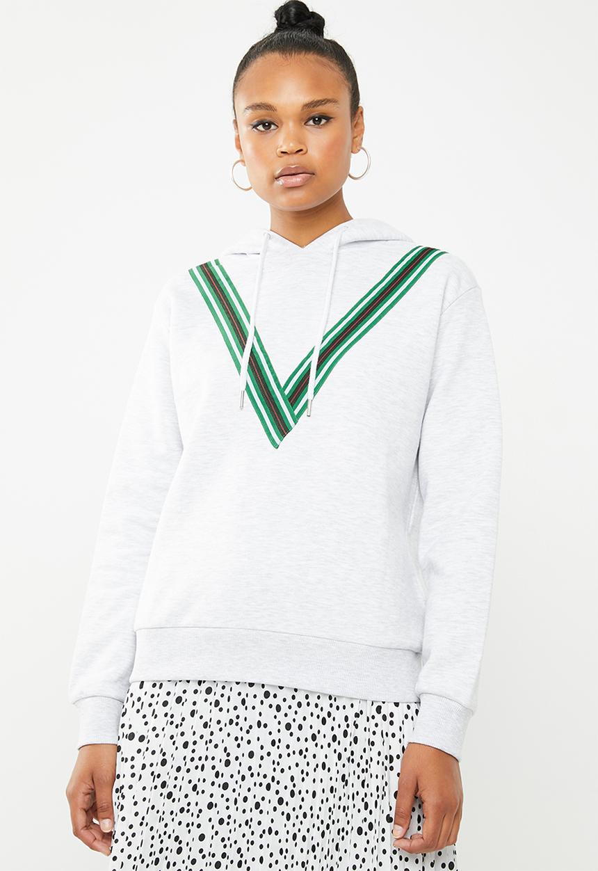 Vero Moda - Smilla hoodie long sleeve sweat - grey