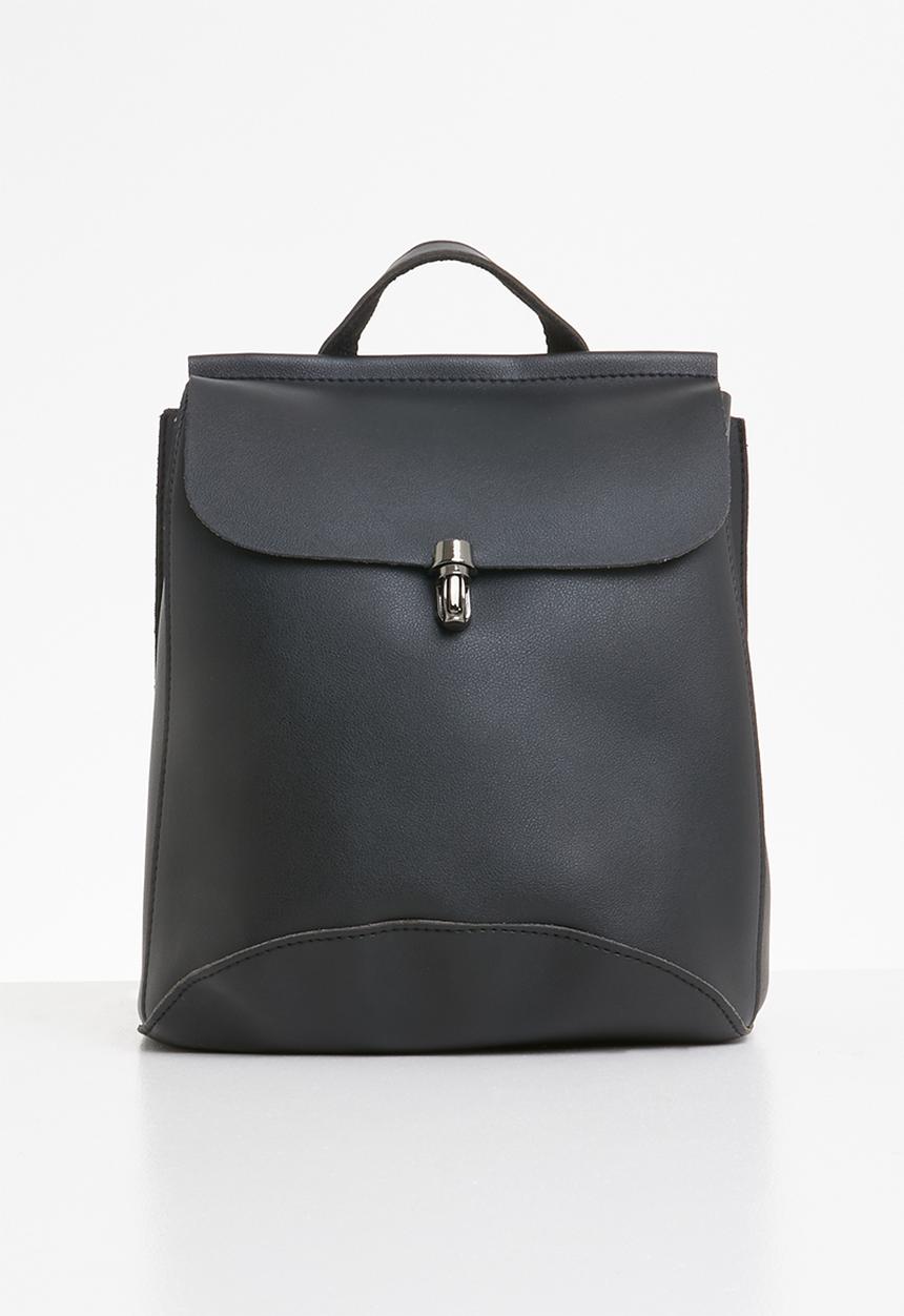 Superbalist - Alexa faux leather backpack - black