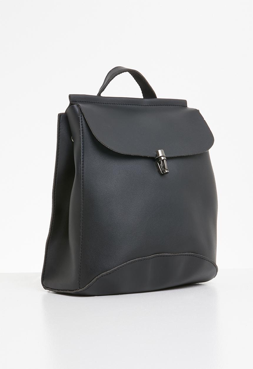 Superbalist - Alexa faux leather backpack - black