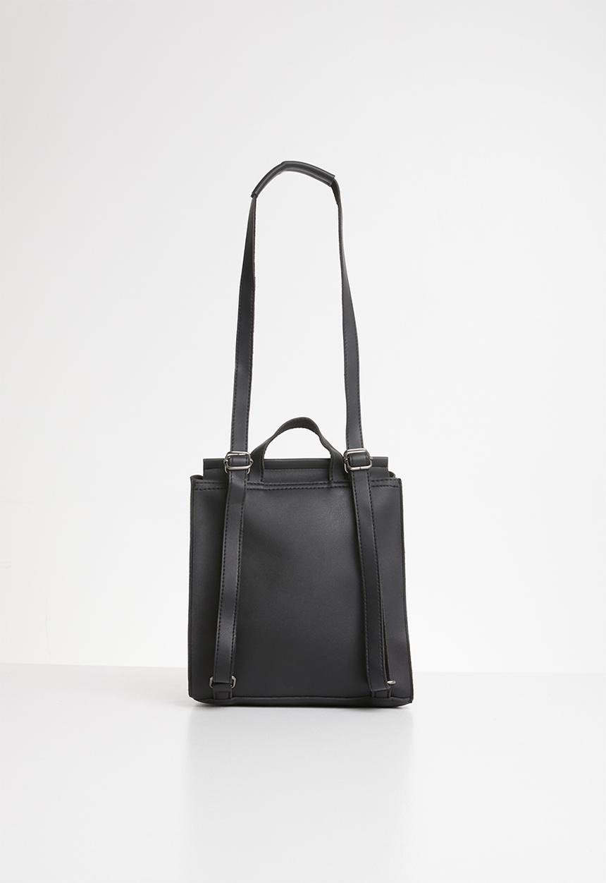 Superbalist - Alexa faux leather backpack - black