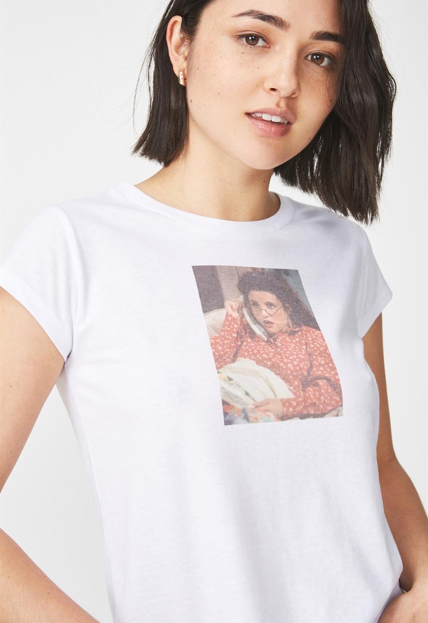 Cotton On - Tbar graphic tee - white