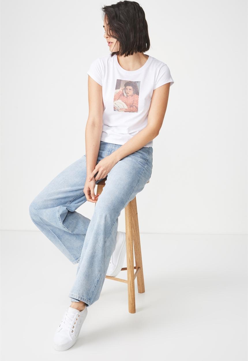 Cotton On - Tbar graphic tee - white