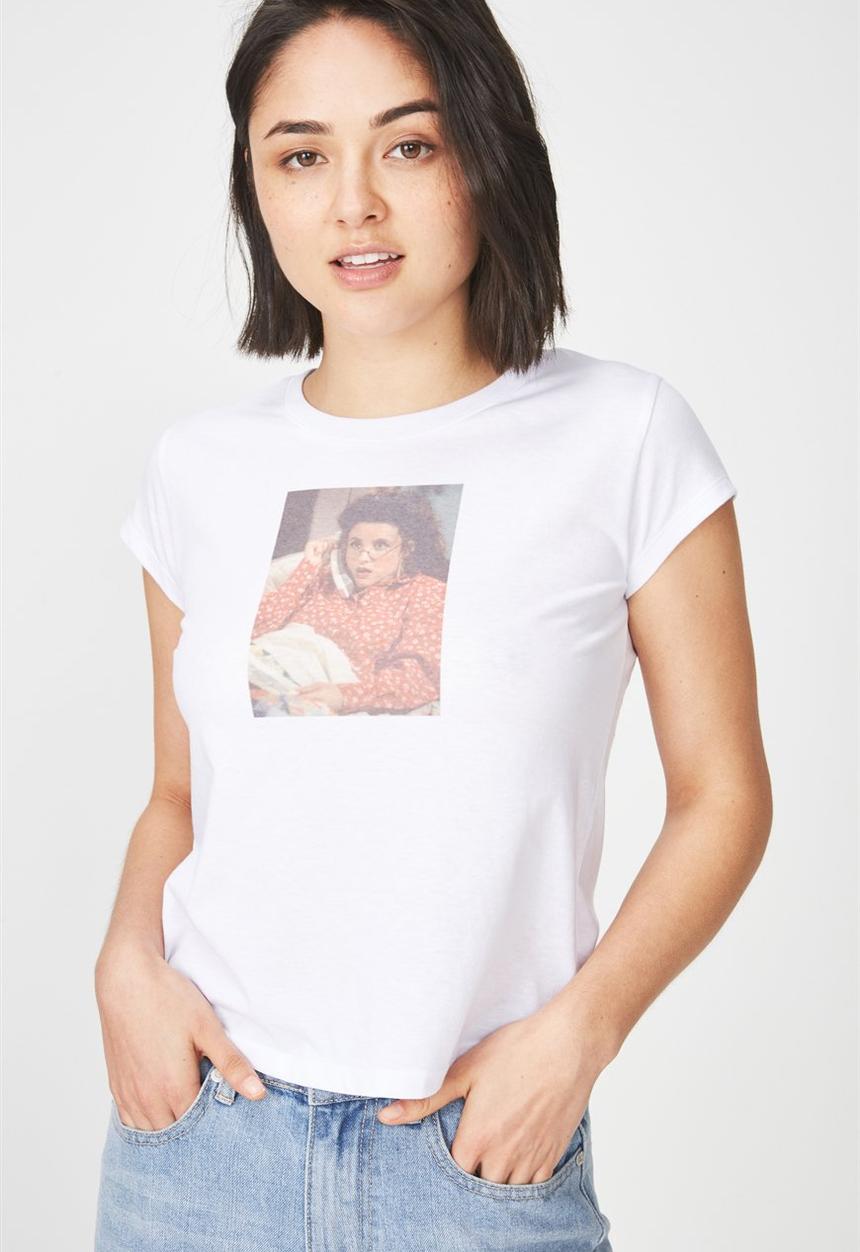 Cotton On - Tbar graphic tee - white