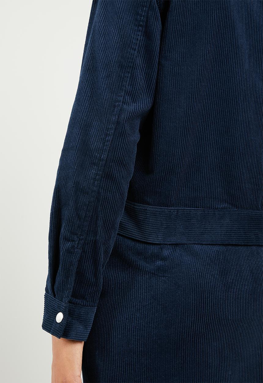 Vero Moda - Moon corduory long sleeve jacket - navy