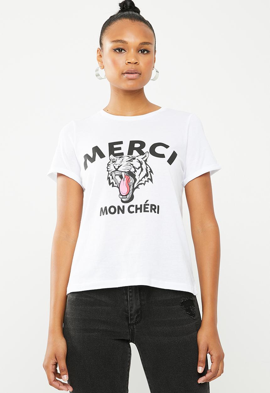 Vero Moda - Wild merci t-shirt - white