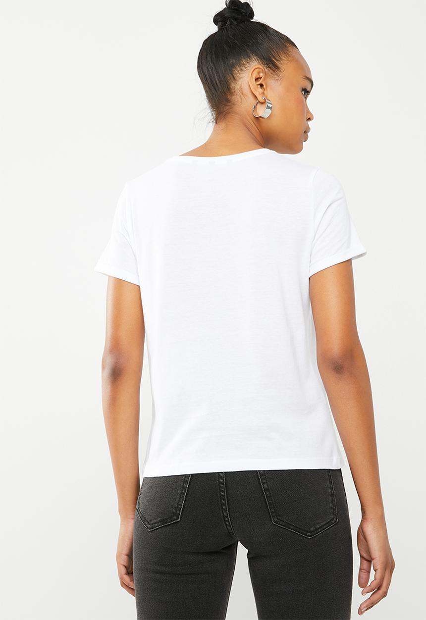 Vero Moda - Wild merci t-shirt - white