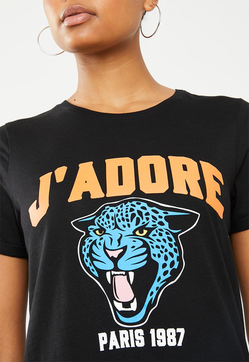 Vero Moda - Wild merci t-shirt - black