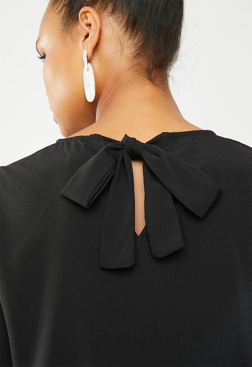 Vero Moda - Elisa pearl blouse - black