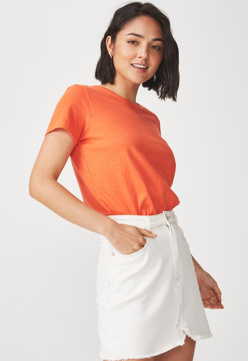 Cotton On - The crew t-shirt - red