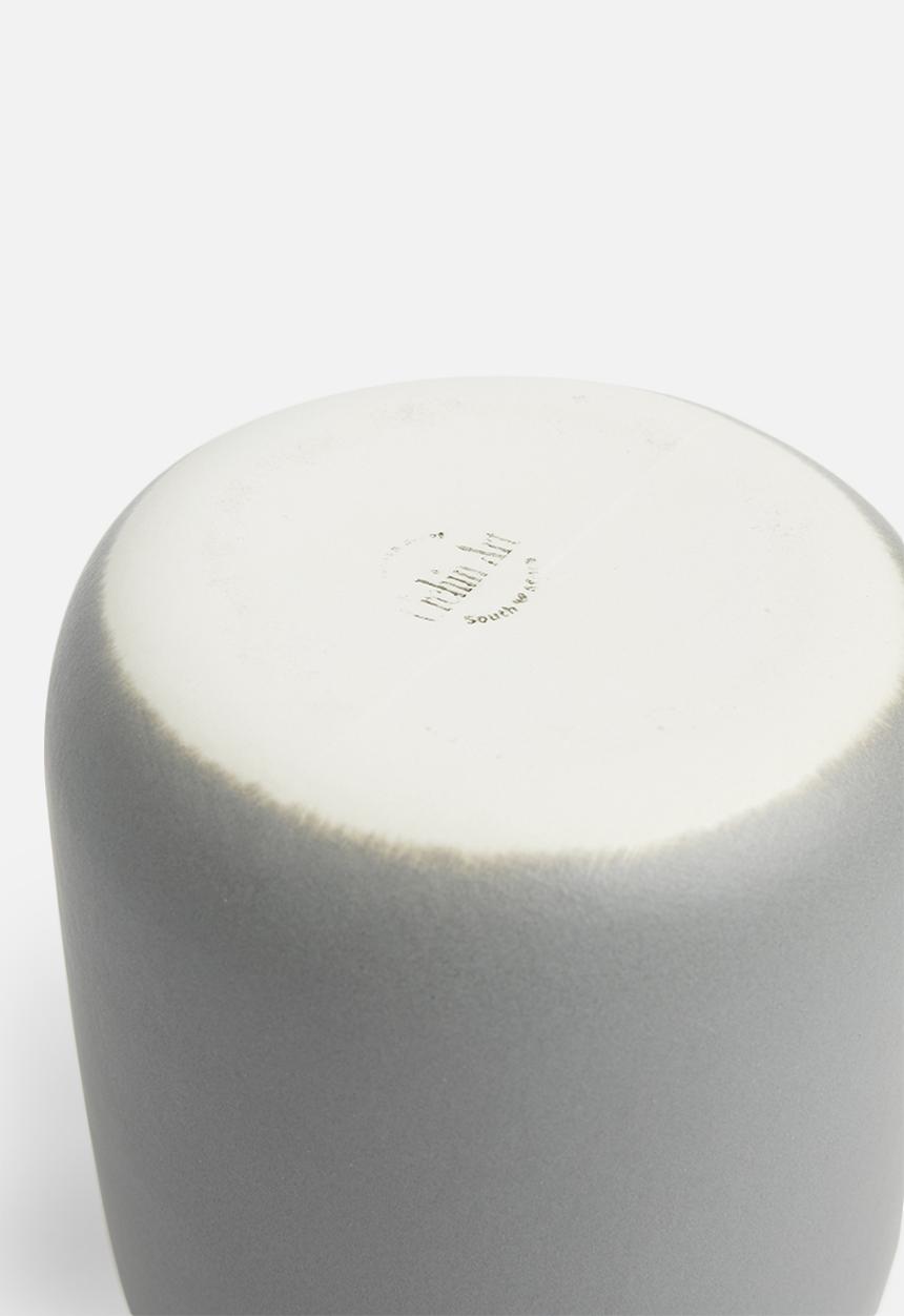 Urchin Art - Chalky vase - grey