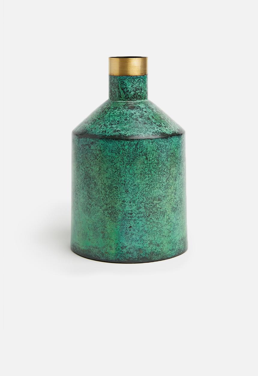 Sixth Floor - Patina vase - green 