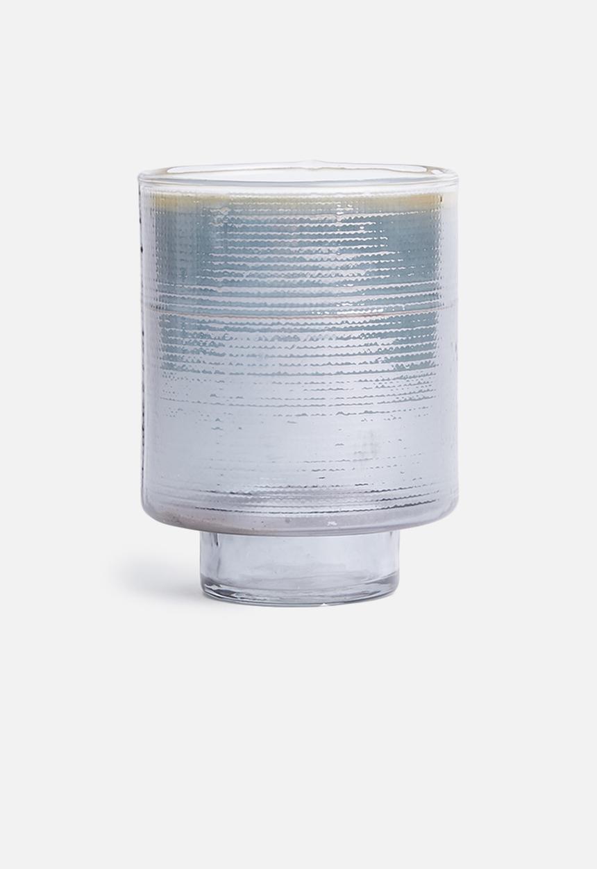 Sixth Floor - River glass vase - grey