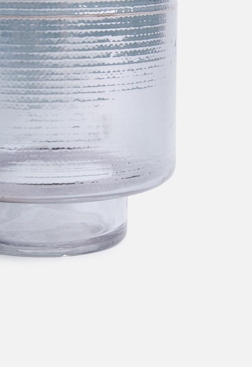 Sixth Floor - River glass vase - grey