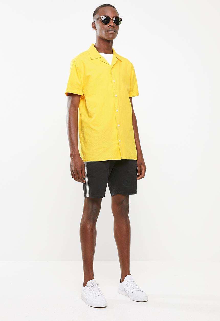 Superbalist - Cuban collar shirt - yellow