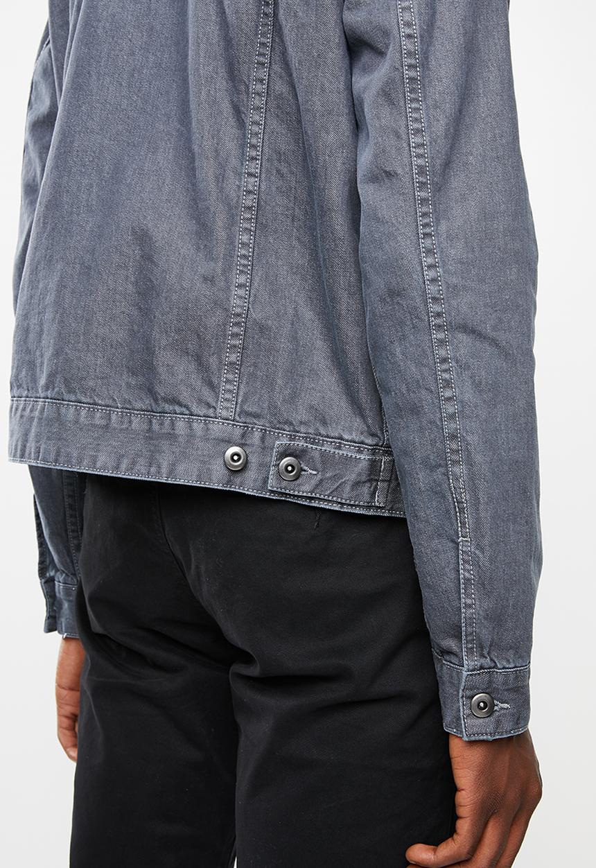 Superbalist - Basic Slim Denim Trucker Jacket - grey