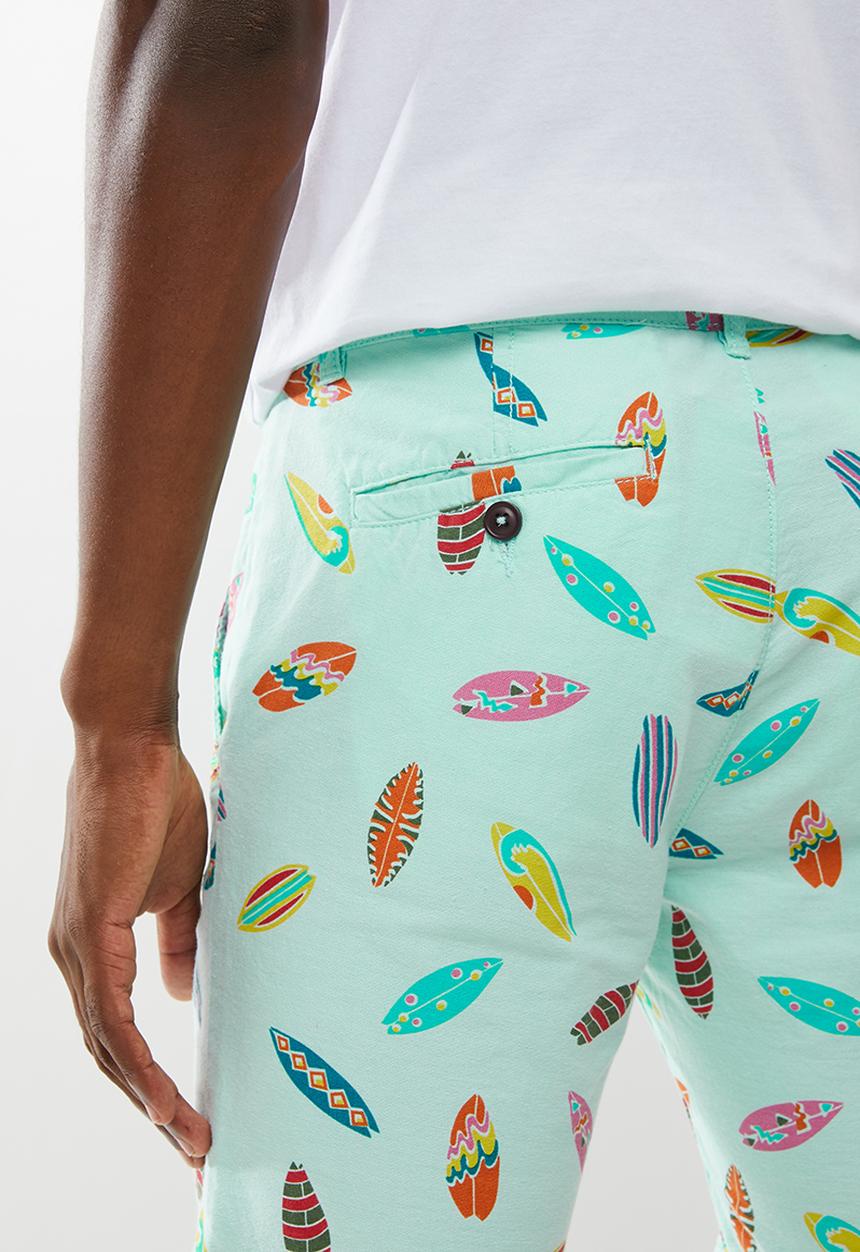 STYLE REPUBLIC - Printed shorts - mint