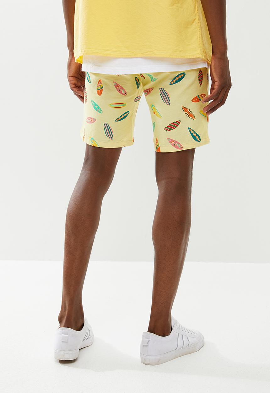 STYLE REPUBLIC - Printed shorts - yellow