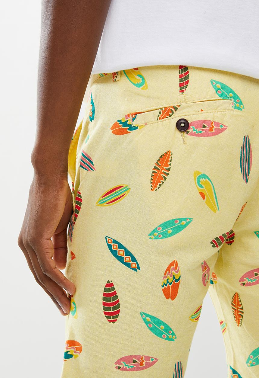 STYLE REPUBLIC - Printed shorts - yellow