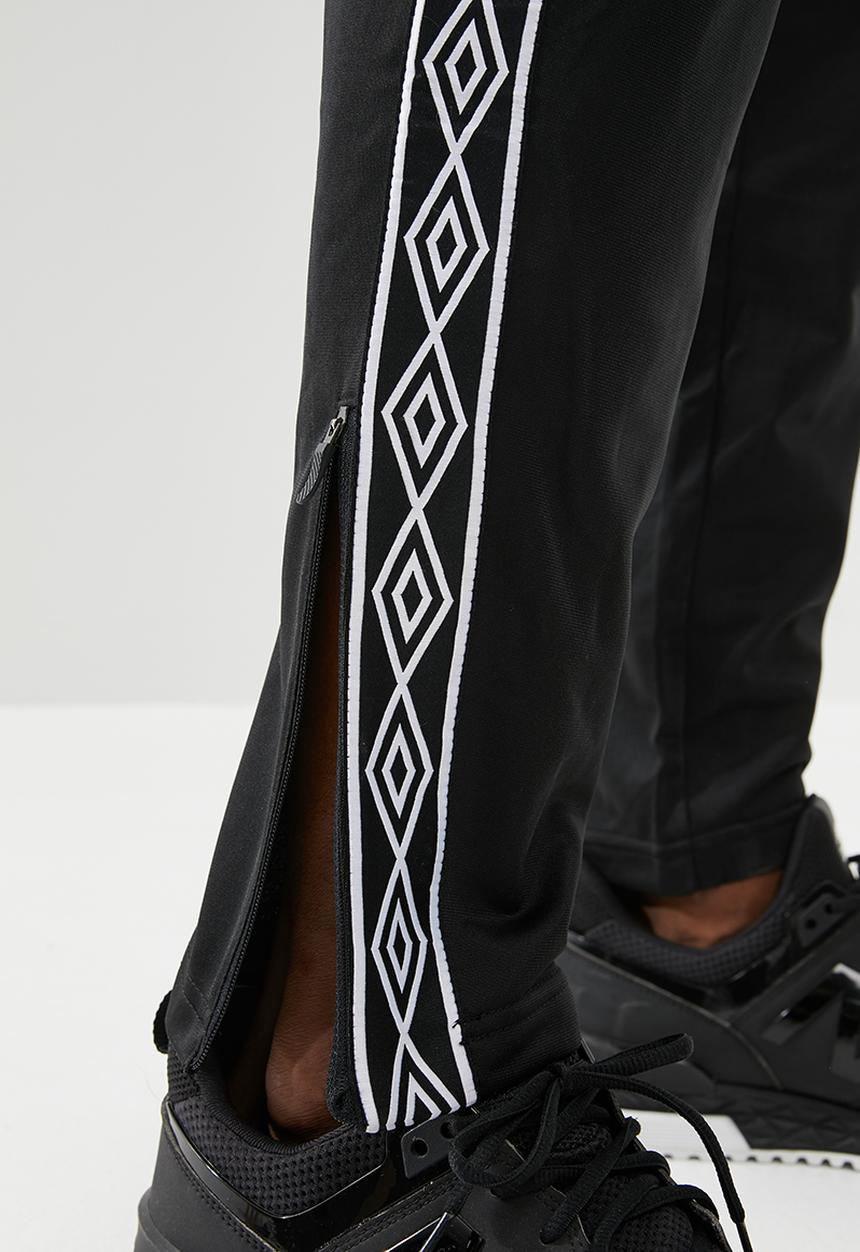 Umbro - Umbro retro taped tricot pant - black