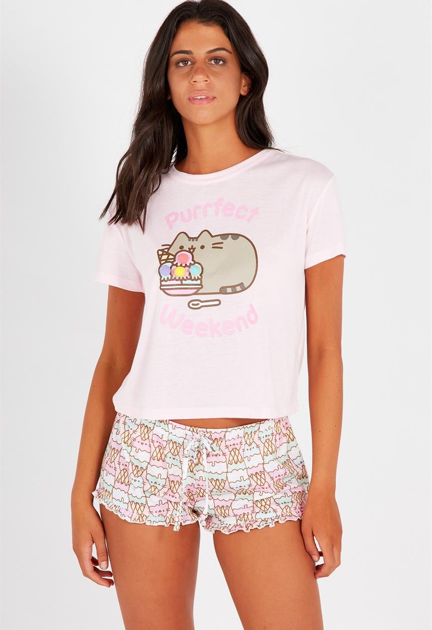 Supré  - License sleep tee - pink