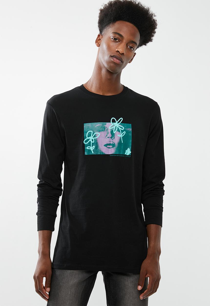 Cotton On - Tbar tee - black