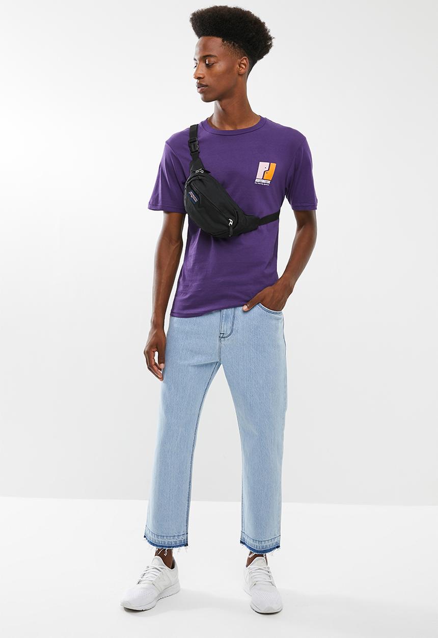 Superbalist - Cropped regular tapered released hem jeans - blue