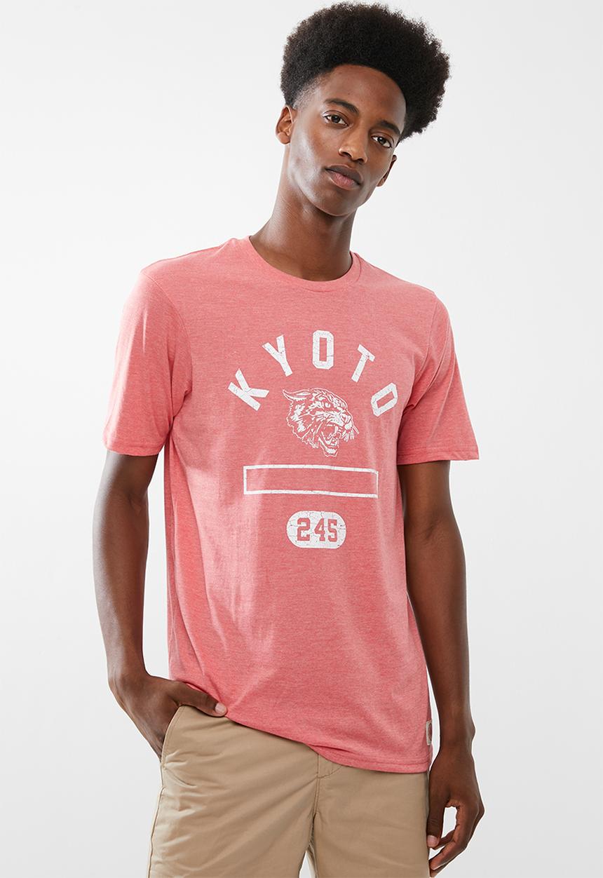 Cotton On - Tbar short sleeve tee - coral