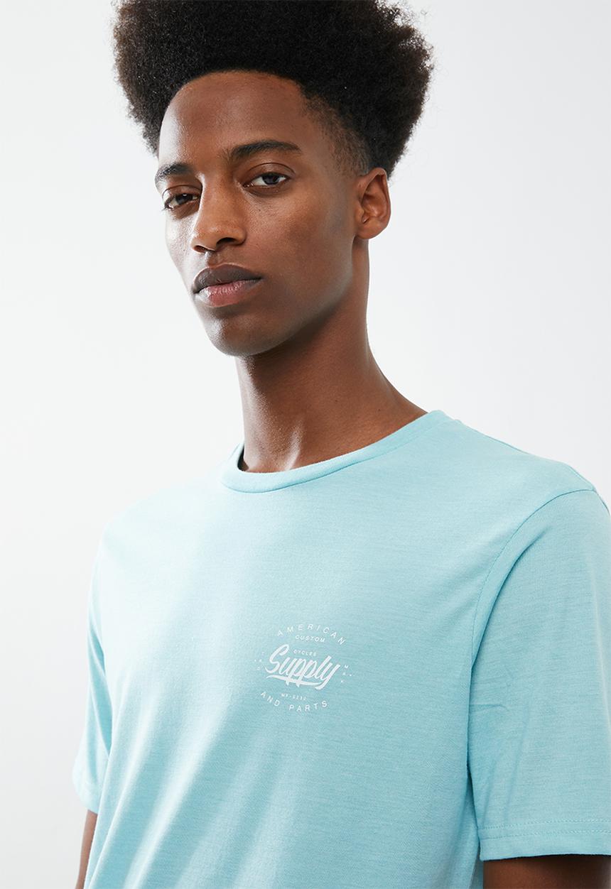 Cotton On - Tbar short sleeve tee  - blue