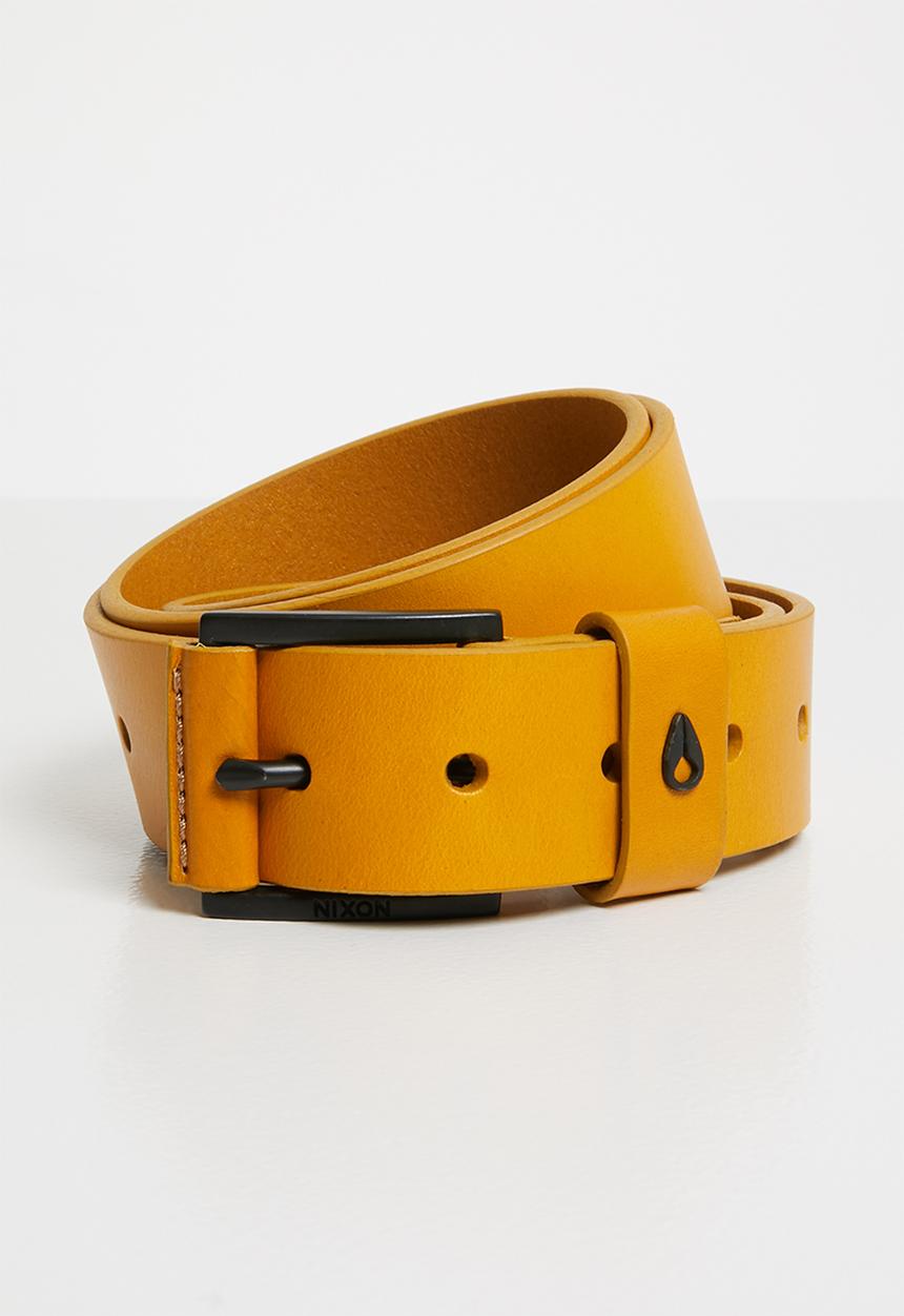 Nixon - Americana mid belt - yellow