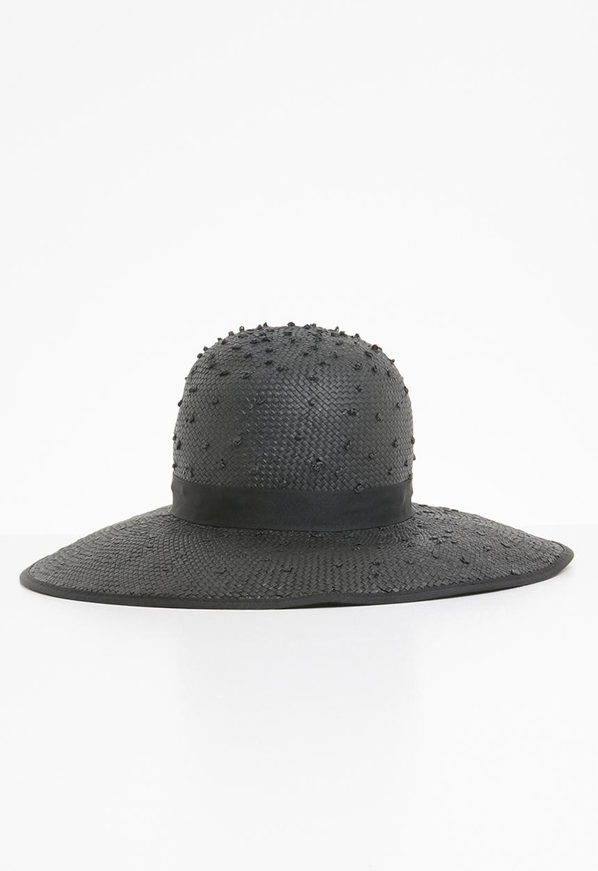 Superbalist - Bobble panama black trim - black