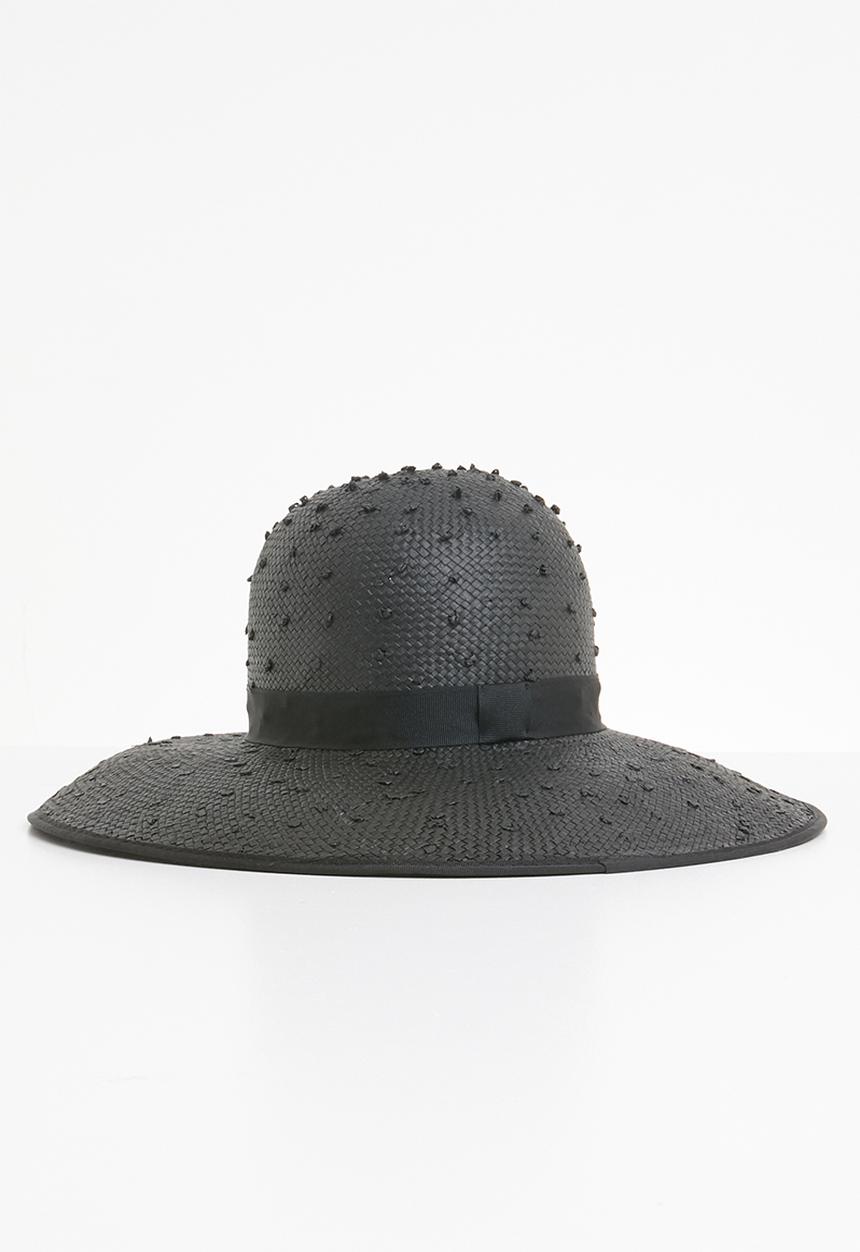 Superbalist - Bobble panama black trim - black