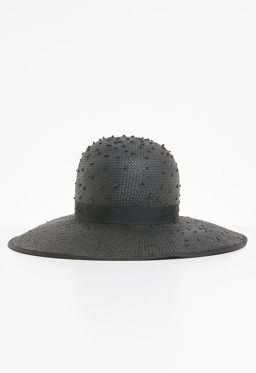Superbalist - Bobble panama black trim - black