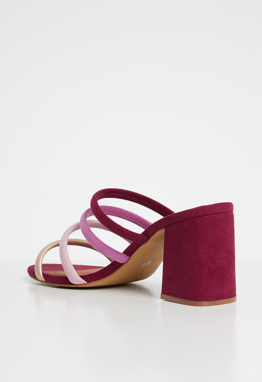Cotton On - Conga tubed mule heel - pink