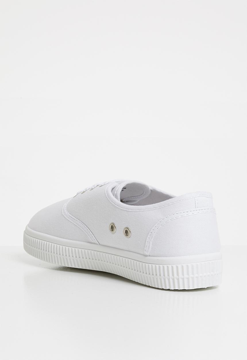 Cotton On - Casey creeper plimsoll - white