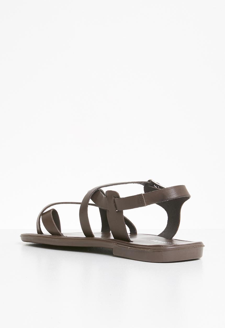 STYLE REPUBLIC - 2 Criss cross sandals - brown